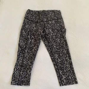 Lululemon Fast and Free high rise crop 21”